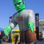 Inflatable Frankenstein for Club Horn